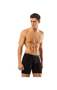 Erdem 5 Li Paket Erkek Uzun Paça Boxer Pamuklu Likralı Rahat Kalıp Günlük Boxer Siyah Erdem 5 Li Paket Erkek Uzun Paça Boxer Pamuklu Likralı Rahat Kalıp Günlük Boxer Siyah