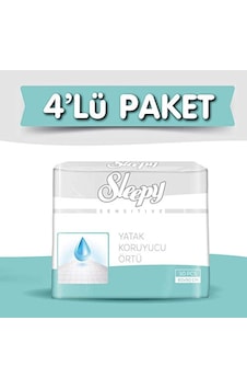 Sleepy 4'lü Yatak Koruyucu 30x4 120 Adet Sleepy 4'lü Yatak Koruyucu 30x4 120 Adet