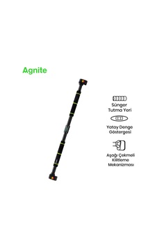 Agnite Gelişmiş Kapı Barfiksi 90-140 Cm, Yeşil