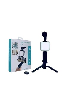 Pratik Video Çekim Kiti Mini Tripod Led Işık Ve Mikrofon - Pratik Video Çekim Kiti Mini Tripod Led Işık Ve Mikrofon -