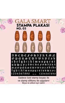 Gala Smart Stampa Plaka No:3 Gala Smart Stampa Plaka No:3