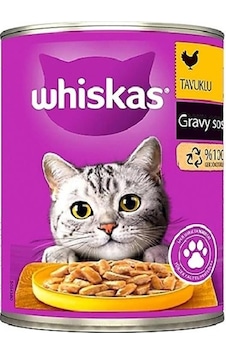 Whiskas Sos İçinde Tavuklu Yetişkin Kedi Konservesi 400 Gr