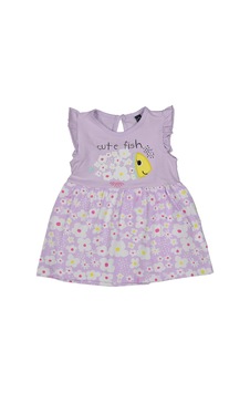 Miniworld Ferah Sevimli Balık Kız Bebek Elbise Lila Renk 215987