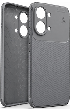 Xiaomi Poco X8 Pro Max Uyumlu Kılıf Karbon Tasarım Kamera Korumalı Silikon Telefon Kılıfı Kapak Gri Xiaomi Poco X8 Pro Max Uyumlu Kılıf Karbon Tasarım Kamera Korumalı Silikon Telefon Kılıfı Kapak Gri