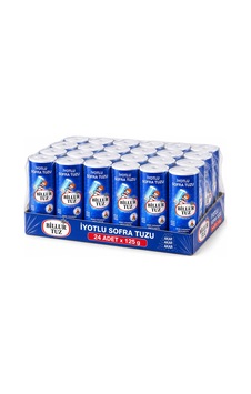 Billur Tuz 125 Gr Tuzluklu Karton Piknik Boy X 24 Adet Billur Tuz 125 Gr Tuzluklu Karton Piknik Boy X 24 Adet