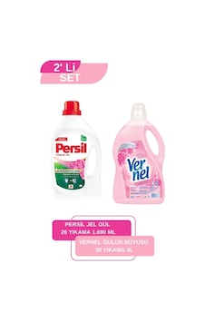 Vernel Gülün Büyüsü 3l + Persil Jel Gül 26 Yıkama set-hnkdtj-5143-6001 1400 ML Vernel Gülün Büyüsü 3l + Persil Jel Gül 26 Yıkama set-hnkdtj-5143-6001 1400 ML