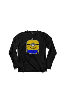 Mınecraft Mınıons Minyonlar Mınıoncraft Uzun Kollu Tişört (512929220) Mınecraft Mınıons Minyonlar Mınıoncraft Uzun Kollu Tişört (512929220)