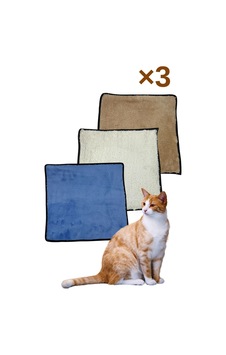 3 Adet Yumuşak Dokulu Peluş Kedi Halısı 40x40 Cm Kulübe İçi Pofuduk Minder 3 Adet Yumuşak Dokulu Peluş Kedi Halısı 40x40 Cm Kulübe İçi Pofuduk Minder