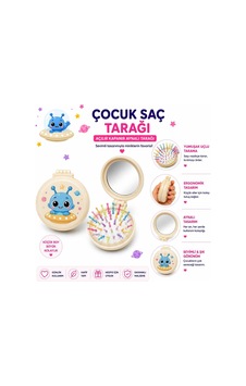 10 Farklı Seçenekli Sevimli Figürlü Katlanabilir Aynalı Cep Boy Çocuk Saç Tarağı Fırçası 10 Farklı Seçenekli Sevimli Figürlü Katlanabilir Aynalı Cep Boy Çocuk Saç Tarağı Fırçası