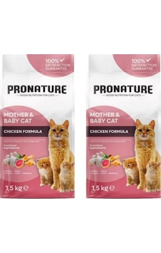 Pronature Mother & Baby Tavuk Etli Yetişkin Kedi Maması 2 x 1500 G