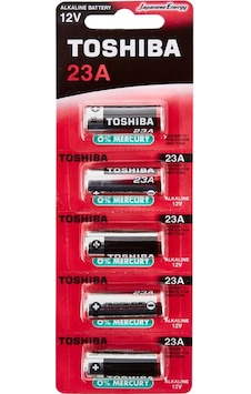 Toshiba 23A 12V Alkalin Pil 5'li Toshiba 23A 12V Alkalin Pil 5'li