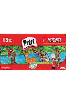 Pritt 12 Li Pastel Boya - Karton Kutu Karışık