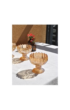 2 Adet Ayaklı Cam Kase Çerezlik 9 Cm Amber Vintage Şekerlik 205 Ml 2 Adet Ayaklı Cam Kase Çerezlik 9 Cm Amber Vintage Şekerlik 205 Ml
