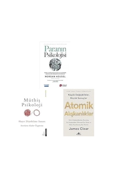 Paranın Pısıkolojısı + Atomık Alıskanlıklar + Muthıs Psıkolojı 3 Set