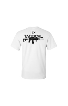 Alfa Giyim Tactical Silah Baskılı Tişört Siyah Beyaz Alfa Giyim Tactical Silah Baskılı Tişört Siyah Beyaz