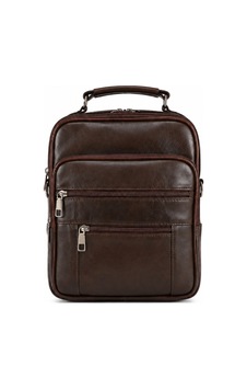 Levano Leather Hakiki Deri Büyük Boy Erkek Çapraz Omuz Çantası Çok Bölmeli Deri Postacı Çanta Kahverengi Levano Leather Hakiki Deri Büyük Boy Erkek Çapraz Omuz Çantası Çok Bölmeli Deri Postacı Çanta Kahverengi