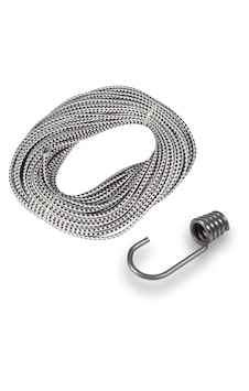 Çadır Branda Gergi Lastiği İp 20 Mt+ 10 Adet Metal Lastik Kancası Çadır Branda Gergi Lastiği İp 20 Mt+ 10 Adet Metal Lastik Kancası