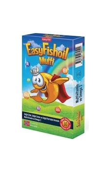 Easyfishoil Multi + Omega 3 30 Çiğnenebilir Jel Form Easyfishoil Multi + Omega 3 30 Çiğnenebilir Jel Form