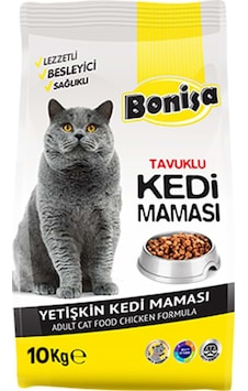 Bonisa Tavuklu Yetişkin Kedi Maması 10 KG Bonisa Tavuklu Yetişkin Kedi Maması 10 KG