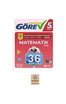 Nitelik Yayınları 5. Sınıf Görev Matematik 36 Haftalık Çalışma Föyleri + Telefon Standı Nitelik Yayınları 5. Sınıf Görev Matematik 36 Haftalık Çalışma Föyleri + Telefon Standı