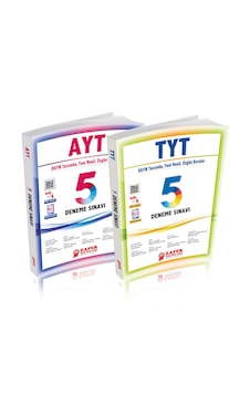 Zafer Yayınları Ayt - Tyt 5 Li Deneme Sınavları 2 Li Kitap Seti - Zafer Yayınları Ayt - Tyt 5 Li Deneme Sınavları 2 Li Kitap Seti -