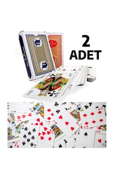 101 65 2 Adet İskambil Pişti Oyun Kağıdı Briç Batak 52 Oyun Kağıdı İskambil Kartı 101 65 2 Adet İskambil Pişti Oyun Kağıdı Briç Batak 52 Oyun Kağıdı İskambil Kartı