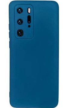Mi7a Huawei P 40 Pro Uyumlu Koruyucu Silikon Kılıf Mavi Mi7a Huawei P 40 Pro Uyumlu Koruyucu Silikon Kılıf Mavi