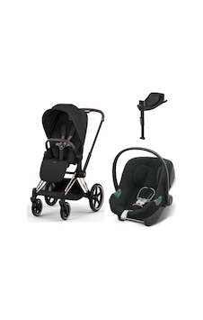 Priam Travel Sistem Rosegold Sephia Black & Aton Bazalı Volcano Black