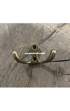 Dmr Antik Sarı İkili Mini Askı Kalın Çiftli Bardak Askı Vestiyer Takı Askısı 55 30mm 12li Dmr Antik Sarı İkili Mini Askı Kalın Çiftli Bardak Askı Vestiyer Takı Askısı 55 30mm 12li