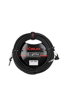 Kirlin Lgı-202bk 1/4'' Mono Düz Uç - Dik Açılı 3 Metre Kablo Kirlin Lgı-202bk 1/4'' Mono Düz Uç - Dik Açılı 3 Metre Kablo