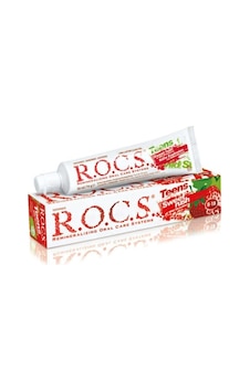 Rocs Teen 8 -18 Yaş Yaban Çileği Aromalı Diş Macunu 60 ML Rocs Teen 8 -18 Yaş Yaban Çileği Aromalı Diş Macunu 60 ML