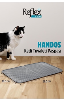 Reflex Care Handos Kedi Tuvaleti Paspası Gri 38,5 X 58,5 Cm