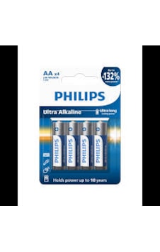 Philips Ultra Alkaline Aa/lr6 4.lü Kalem Pil Philips Ultra Alkaline Aa/lr6 4.lü Kalem Pil
