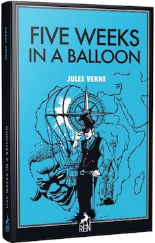 Five Weeks in a Balloon - Jules Verne - Ren Kitap