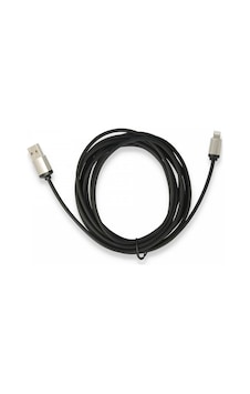 Ilkeshop Newface Usb To Lightning 3m Kablo - Siyah