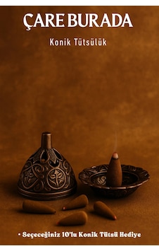 Konik Tütsülük Seçeceğiniz 10'lu Konik Tütsü Hediye Konik Tütsülük Seçeceğiniz 10'lu Konik Tütsü Hediye
