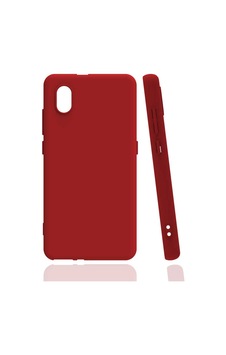 Zore Tcl L7 Kılıf Omsy Biye Silikon - Kırmızı Zore Tcl L7 Kılıf Omsy Biye Silikon - Kırmızı