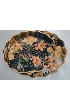 Roy Kıng 2 Li Oval Tepsi 44 36/38 31 Cm Gold Roy Kıng 2 Li Oval Tepsi 44 36/38 31 Cm Gold