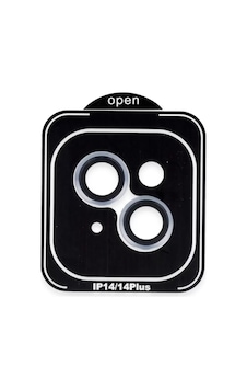 Apple iPhone Uyumlu 14 Pvd Metal Kamera Lens - Mavi