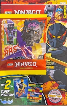 Lego Ninjago Aylık Dergi Nr.77 - Lord Ras Minifigür - Almanca Lego Ninjago Aylık Dergi Nr.77 - Lord Ras Minifigür - Almanca