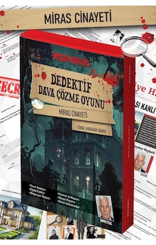 Miras - 844 - Cinayeti Dedektif Dava - Glblseme - Çözme Oyunu-renkli Miras - 844 - Cinayeti Dedektif Dava - Glblseme - Çözme Oyunu-renkli