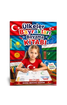 Ülkeler Bayrakları Boyama Kitabı Ülkeler Bayrakları Boyama Kitabı