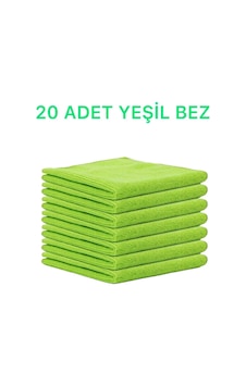 Mikrofiber Parlak Temizlik Bezi 20'li 40x40 Mutfak Yer Banyo Temizleme Bezi Havlu Bez Yesil Renk Çok Renkli Mikrofiber Parlak Temizlik Bezi 20'li 40x40 Mutfak Yer Banyo Temizleme Bezi Havlu Bez Yesil Renk Çok Renkli