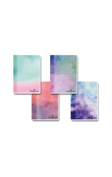 Watercolors A5 Çizgisiz Dikişli Defter Renkli Watercolors A5 Çizgisiz Dikişli Defter Renkli
