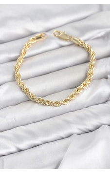 Cm Burgu Model Gold Renk Pirinç Kadın Bileklik Altın Cm Burgu Model Gold Renk Pirinç Kadın Bileklik Altın