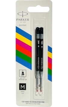 Parker Jel Kalem Refill Plastik Gövde 2'li Blister 1 Adet M Uç Siyah Parker Jel Kalem Refill Plastik Gövde 2'li Blister 1 Adet M Uç Siyah
