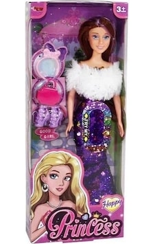 Buğz Sh40688 Kut.princess Pullu Kıyafet Bebek -zrv