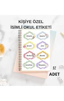 Kişiye Özel İsimli Okul Etiketi 32 Adet Kişiye Özel İsimli Okul Etiketi 32 Adet