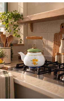 Bernardo Almera Emaye Kettle 2 Litre Gümüş Bernardo Almera Emaye Kettle 2 Litre Gümüş