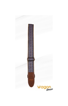 Wagon Straps Vintage Serisi Gitar Askısı - Blue Grass